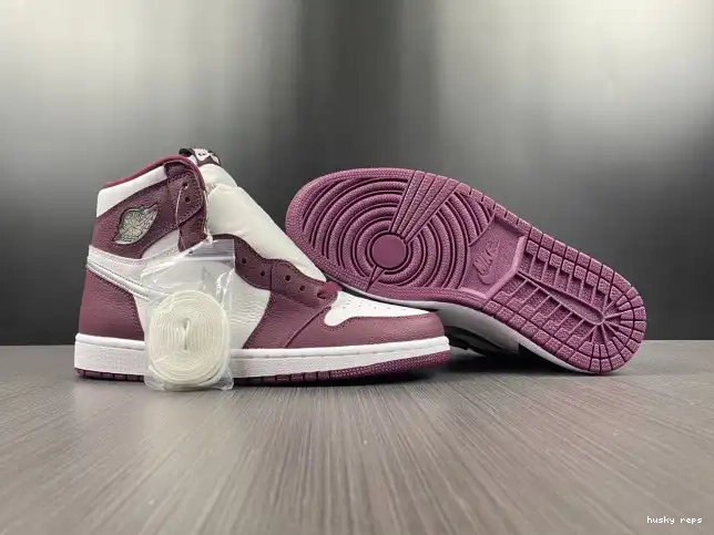 Rep Husky High Jordan Air 1 Bordeaux OG 555088-611 0524